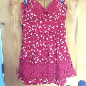 Red country dress
